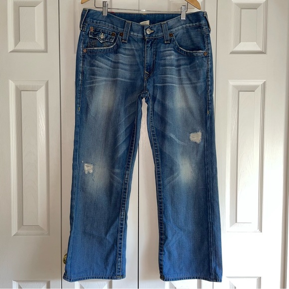 True religion Ricky distressed jean size 36/L29 1/2 - Picture 5 of 14